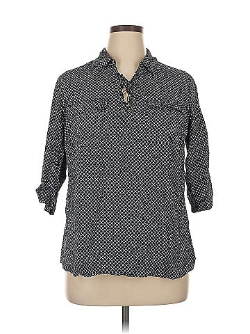 Prescott New York 3/4 Sleeve Button-Down Shirt (view 1)