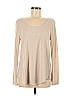 Calypso St. Barth Tan Ivory Long Sleeve T-Shirt Size M - photo 1