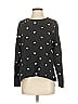 Lou & Grey for LOFT Hearts Black Pullover Sweater Size S - photo 1