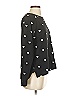 Lou & Grey for LOFT Hearts Black Pullover Sweater Size S - photo 4