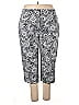 White Stag Paisley Gray Black Casual Pants Size 20 - photo 1