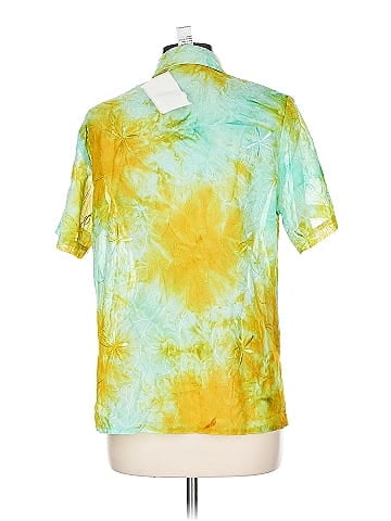 Et Vous Green Vibrant Floral Button-Down Shirt (view 2)