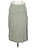 FP One 100% Cotton Gray Green Casual Skirt Size L - photo 1