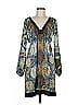 Hale Bob Teal Casual Dress Size M - photo 1