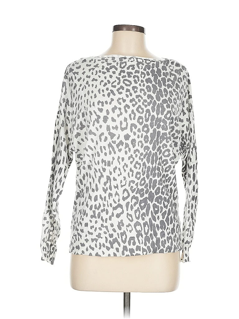 Pre-owned Olivaceous Long Sleeve T-shirt In Silver