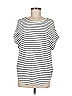 Buffalo by David Bitton Stripes White Short Sleeve T-Shirt Size M - photo 1