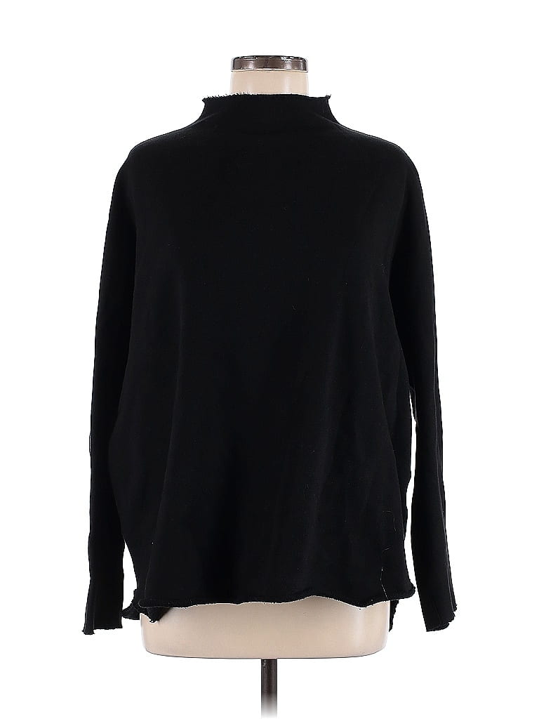 Frank & Eileen 100% Cotton Black Turtleneck Sweater Size M - photo 1