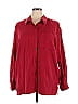 Alfred Dunner 100% Polyester Burgundy Long Sleeve Blouse Size 20 - photo 1