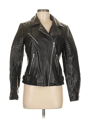 Topshop Faux Leather Jacket (view 1)