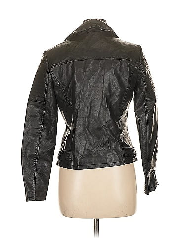 Topshop Faux Leather Jacket (view 2)