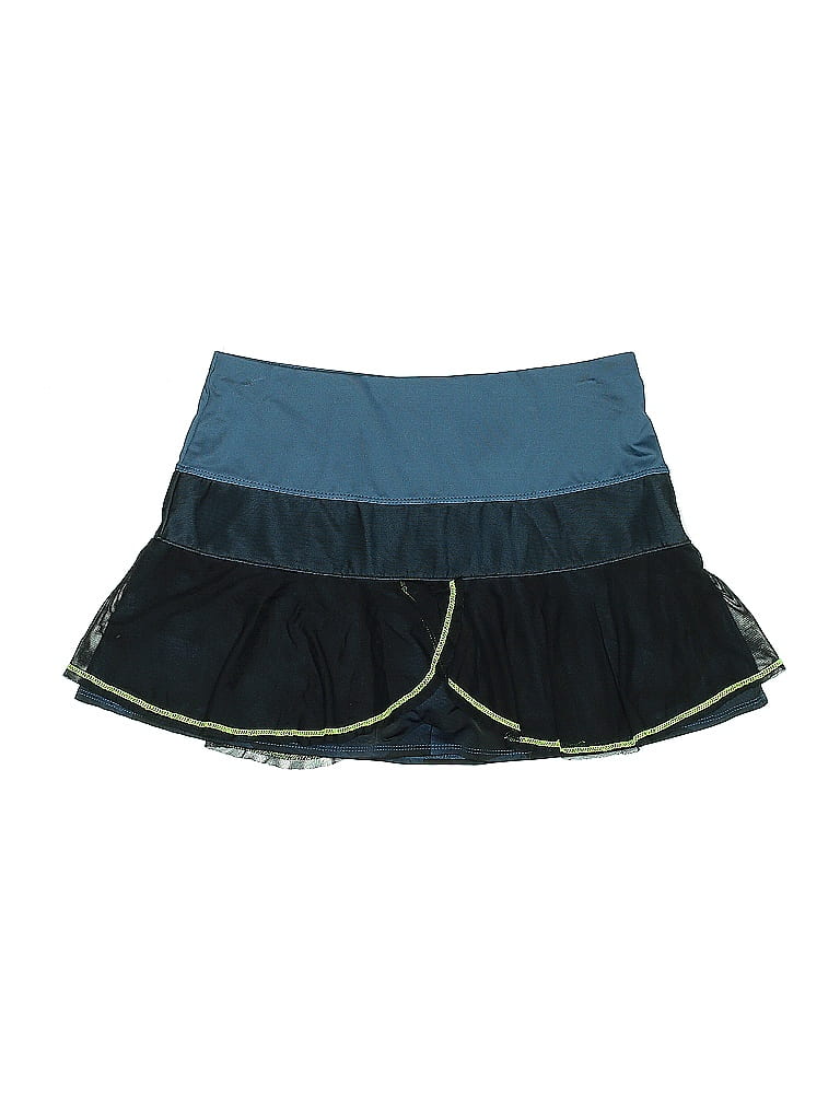 Lucky in Love Color Block Blue Active Skort Size S - photo 1