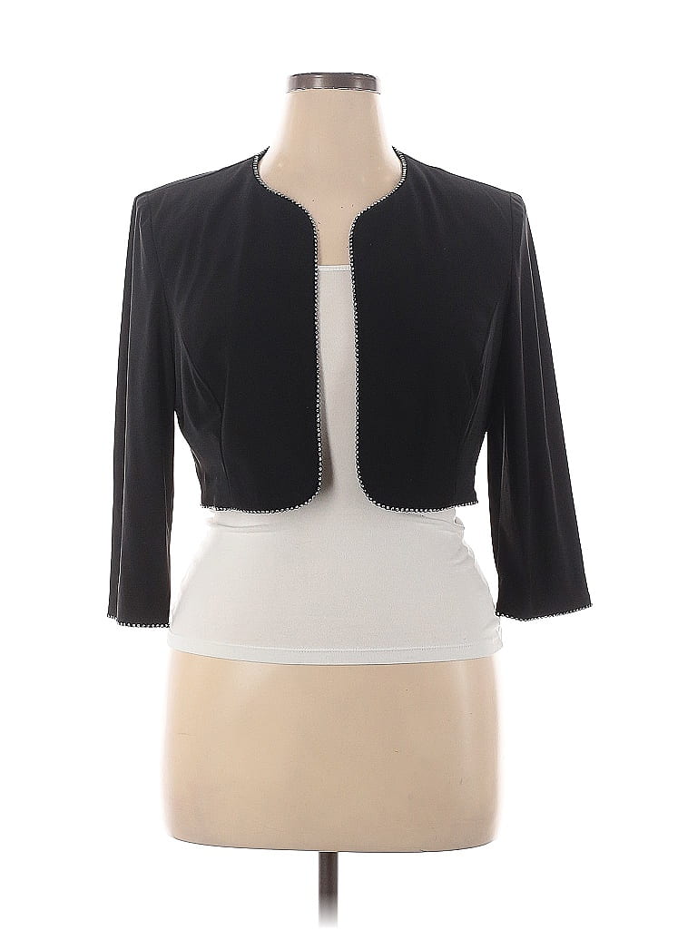 Alex Evenings Black Blazer Size 16 - photo 1
