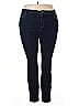 LOGO by Lori Goldstein Solid Blue Jeggings Size 20 - photo 1