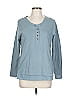 Filson 100% Cotton Blue Long Sleeve Henley Size L - photo 1