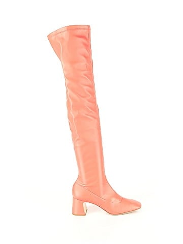Moschino Leather Thigh High Boots (view 1)