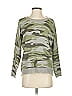 Sofia Cashmere Camo Green Pullover Sweater Size S - photo 1