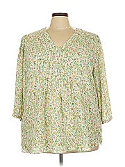 Rose + Olive 3/4 Sleeve Blouse