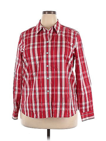 Foxcroft Long Sleeve Button-Down Shirt (view 1)