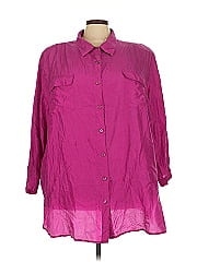 Roaman's 3/4 Sleeve Silk Top