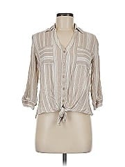 Fortune + Ivy 3/4 Sleeve Button Down Shirt