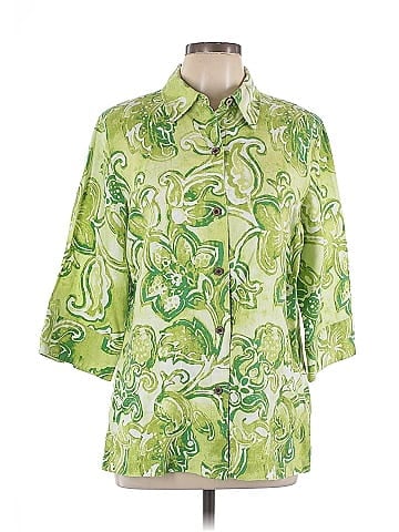 Chico's 3/4 Sleeve Button-Down Shirt (view 1)