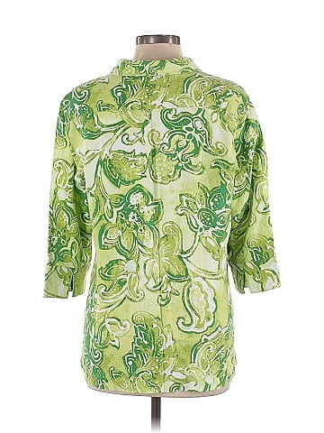 Chico's 3/4 Sleeve Button-Down Shirt (view 2)