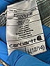 Carhartt 100% Cotton Plaid Silver Long Sleeve Button-Down Shirt Size 12 - photo 8