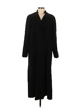 Zara 100% Polyester Black Coat Size L