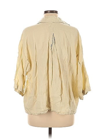 Zara 3/4 Sleeve Button-Down Shirt (view 2)