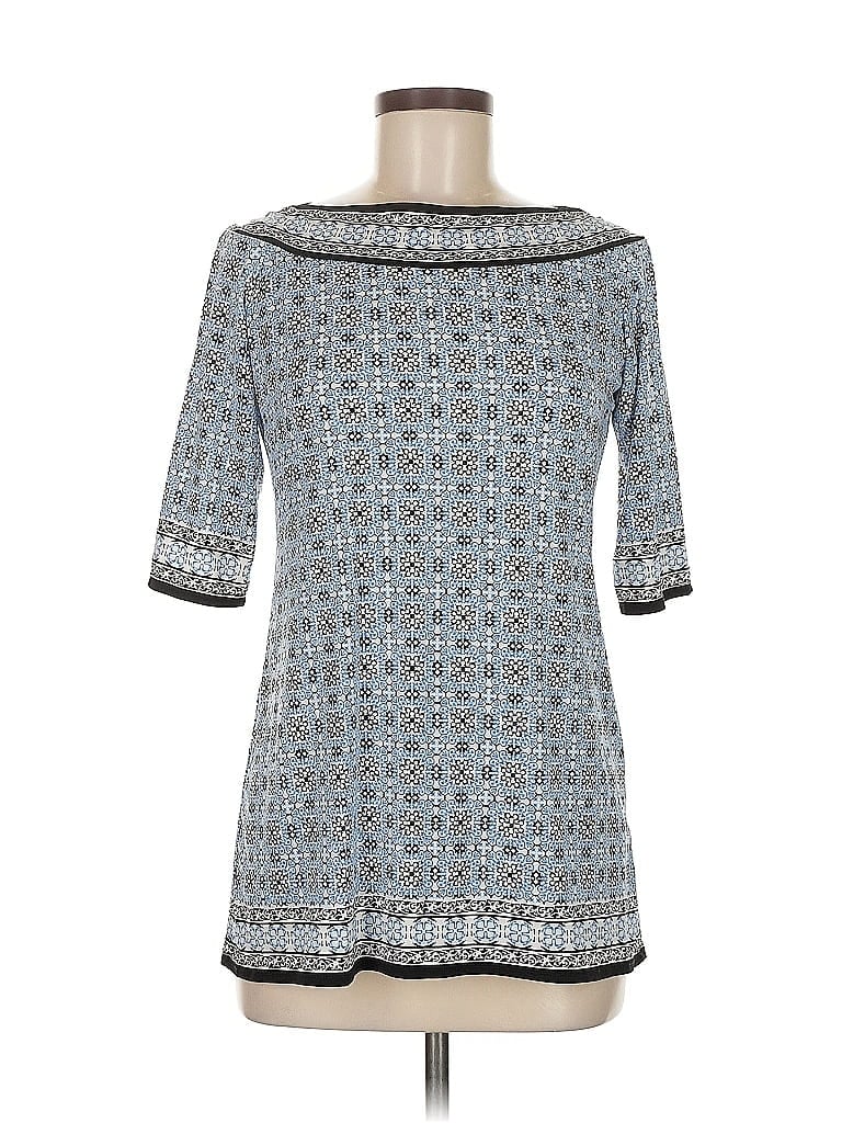 Pre-owned Max Studio 3/4 Sleeve Blouse In Blue