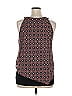 AB Studio 100% Polyester Black Sleeveless Blouse Size XL - photo 2