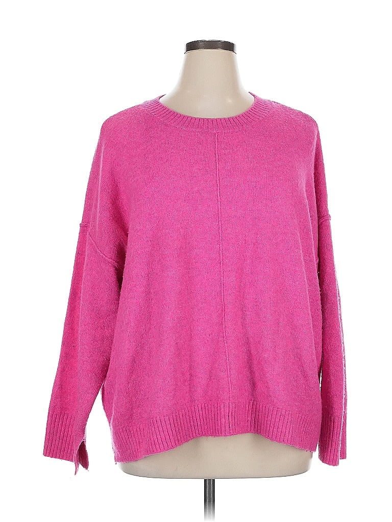 Pre-owned Vince Camuto Pullover Sweater In Pink