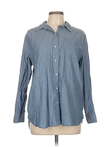 Lauren Jeans Co. Long Sleeve Button-Down Shirt (view 1)