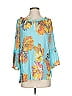 Spense Blue 3/4 Sleeve Blouse Size PL - photo 1