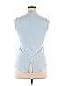 Karen Millen Blue Sleeveless Blouse Size 14 - photo 2