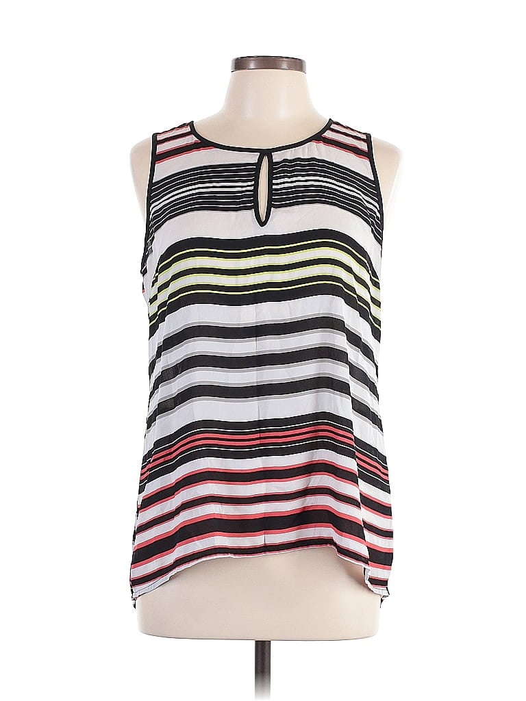 Pre-owned Studio Y Sleeveless Blouse In Black