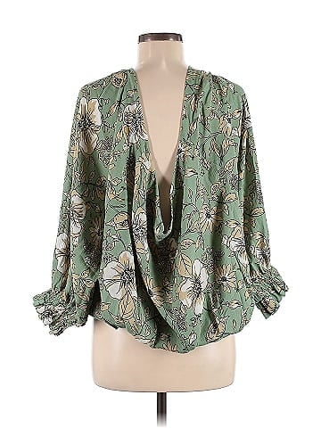 Easel 3/4 Sleeve Blouse (view 2)