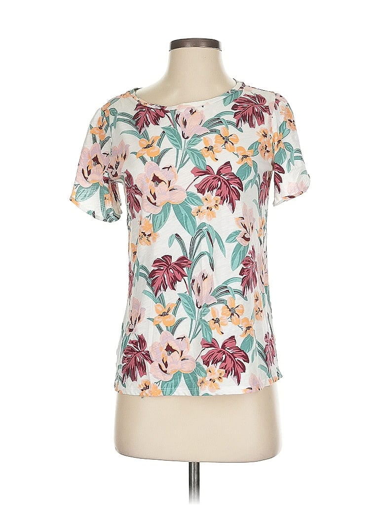 Pre-owned Ann Taylor Loft Short Sleeve T-shirt In Green