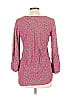 Escapada 100% Rayon Pink 3/4 Sleeve Blouse Size L - photo 2