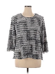 Jm Collection 3/4 Sleeve Blouse