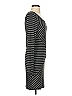 Mystree Stripes Gray Casual Dress Size S - photo 4