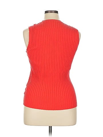 Ecru Sleeveless T-Shirt (view 2)