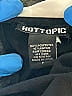 Hot Topic Color Block Black Short Sleeve Blouse Size 7 - photo 4