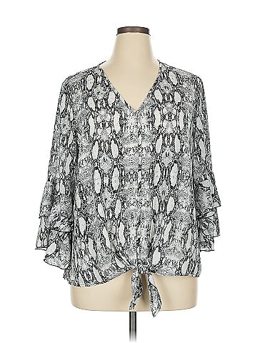 Ali Miles 3/4 Sleeve Blouse (view 1)