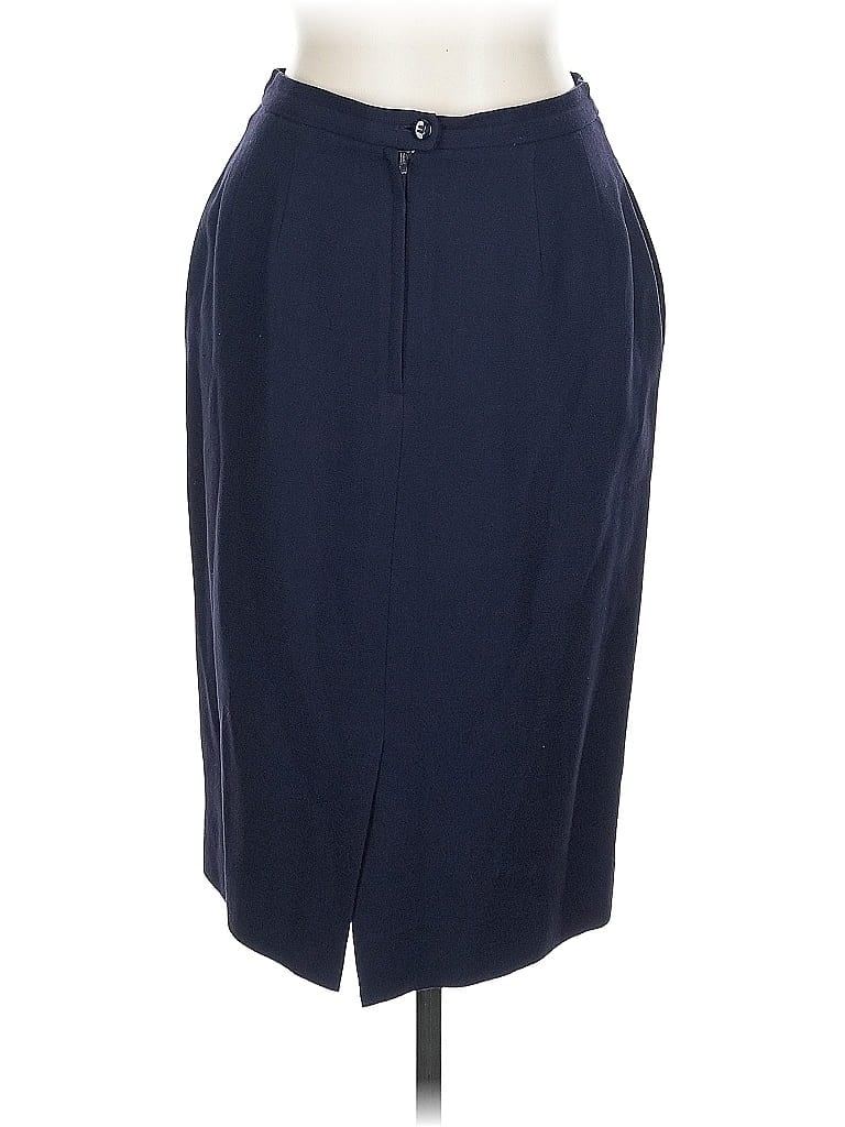 Pre-owned Unbranded Formal Skirt In Blue