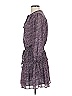Pinch 100% Polyester Tweed Gray Purple Casual Dress Size S - photo 5