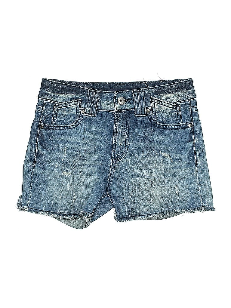 Click to view more detailed imagery on our partner's website Pre-owned Vigoss Studio Denim Shorts In Blue