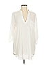 Lush 100% Polyester Ivory 3/4 Sleeve Blouse Size M - photo 1