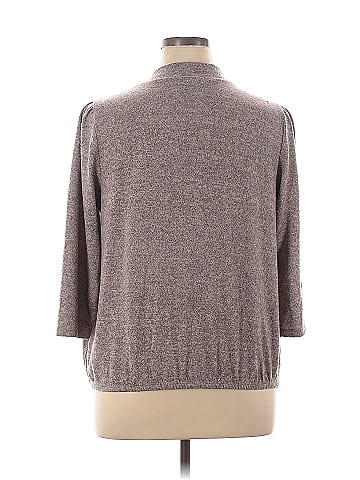 Adrienne Vittadini 3/4 Sleeve Top (view 2)