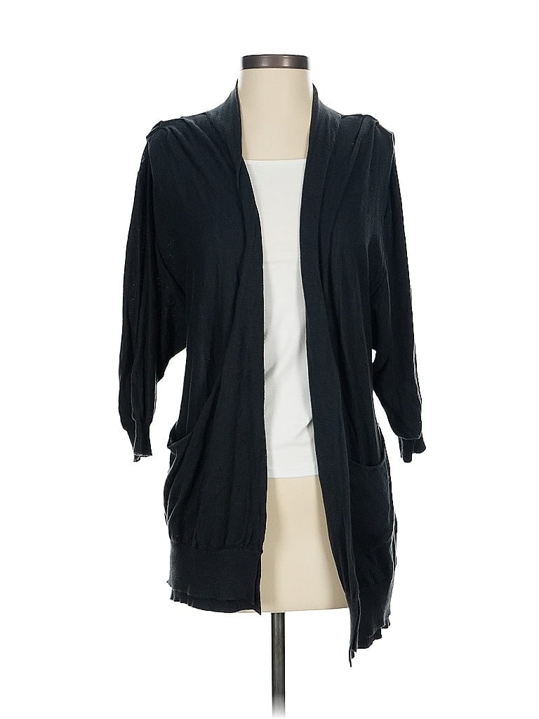 Pre-owned Assorted Brands Cardigan Sweater In Black